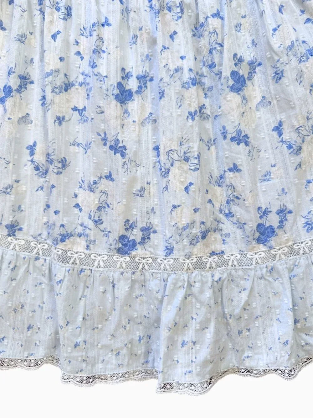 LoveShackFancy x Target Girls' Annabelle Budding Florals Halter Dress - Blue, 14